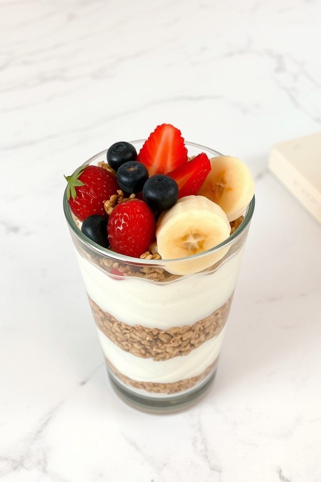 healthy yogurt fruit snack