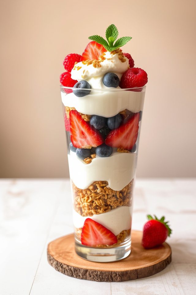 healthy yogurt fruit treat