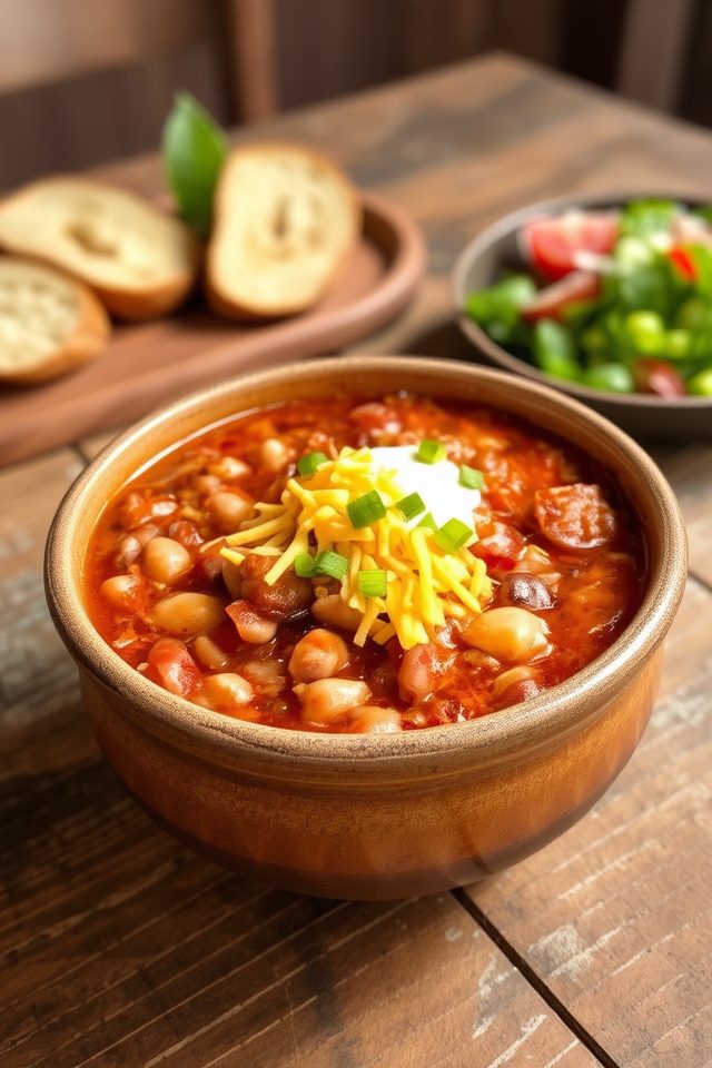 hearty bean based stew
