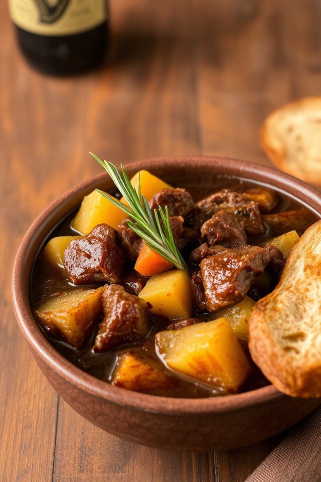 hearty beef guinness stew