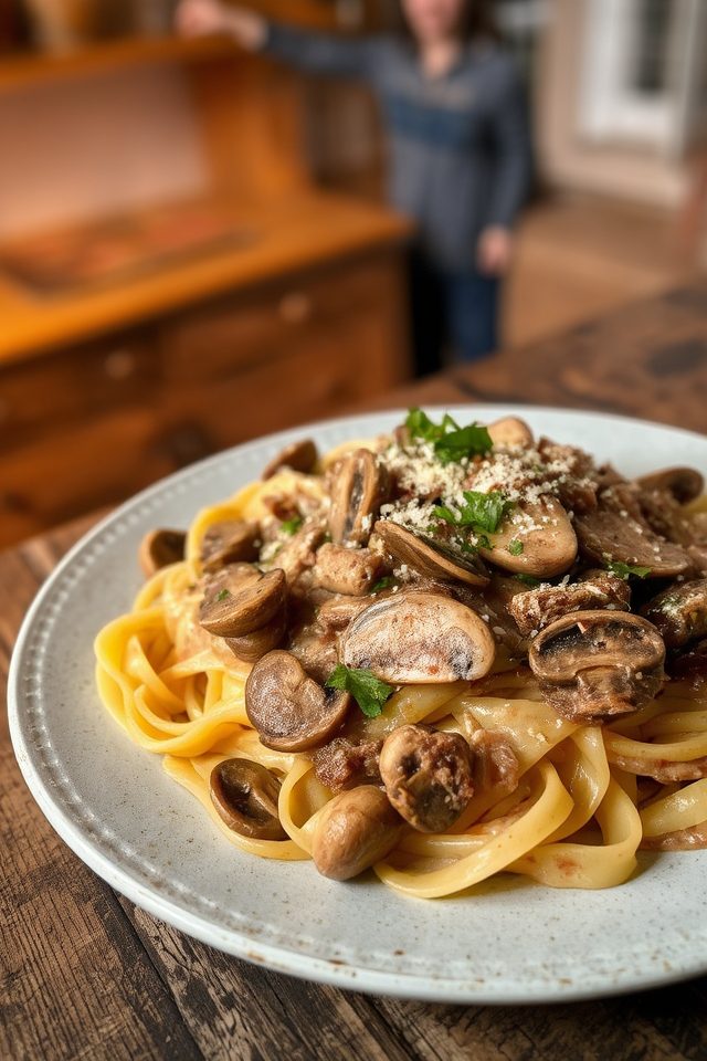 hearty beef pasta dish