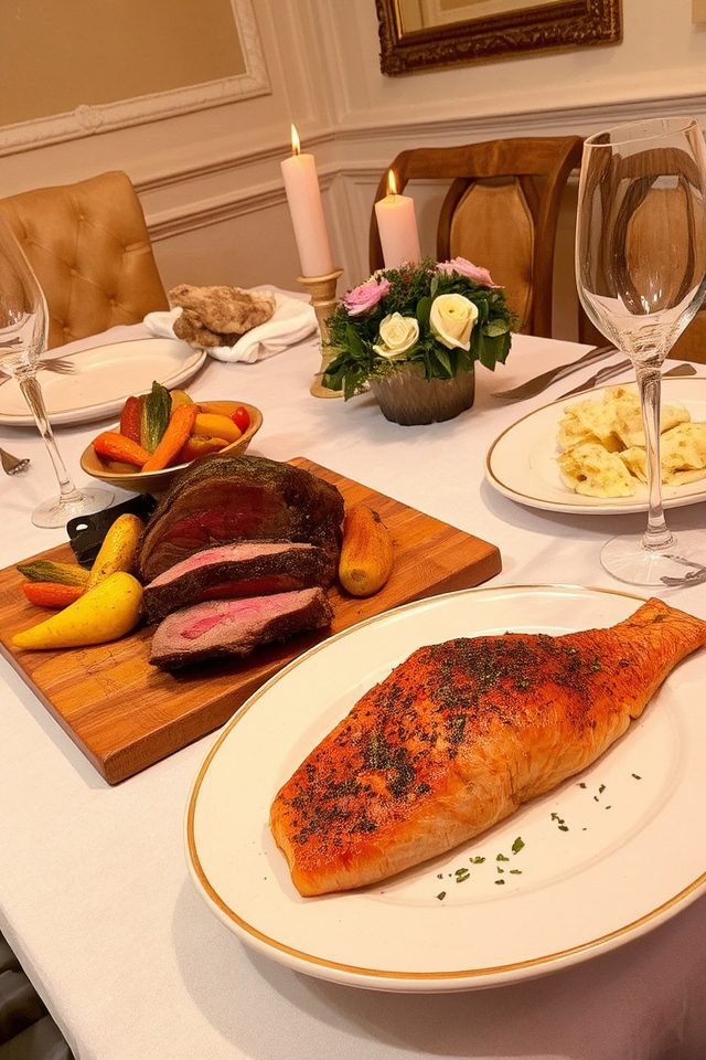 hearty birthday main courses