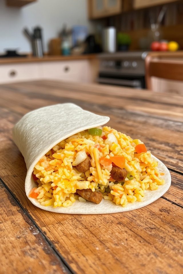 hearty breakfast burrito fillings