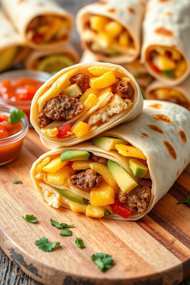 hearty breakfast burrito recipe