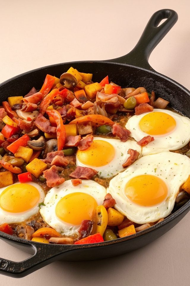 hearty breakfast for dinner