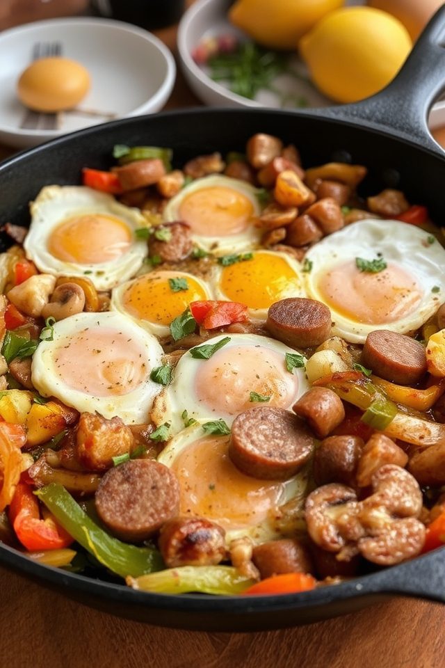 hearty breakfast skillet meal