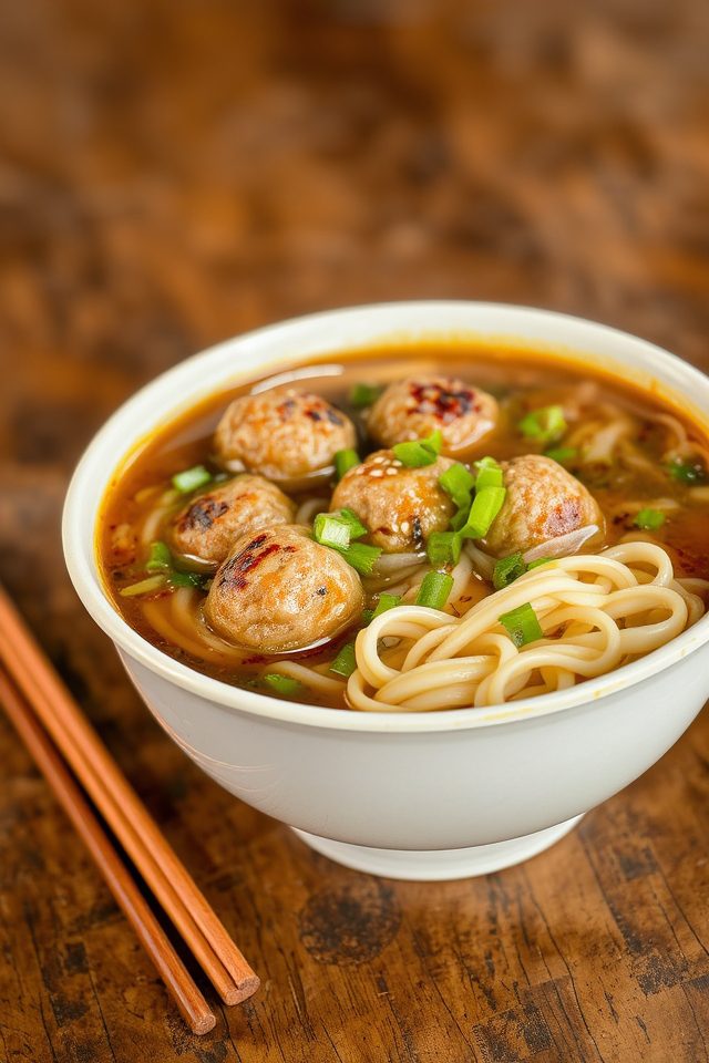 hearty chinese noodle soup