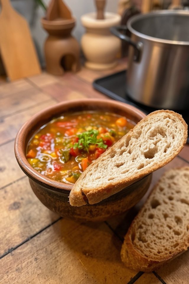hearty comforting lentil meal