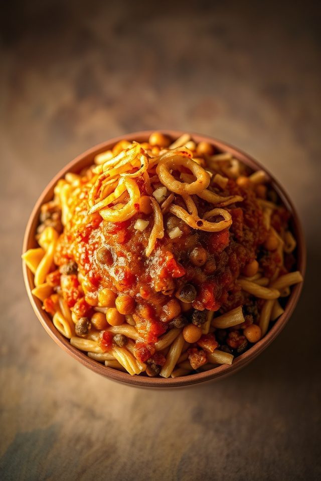 hearty egyptian street food