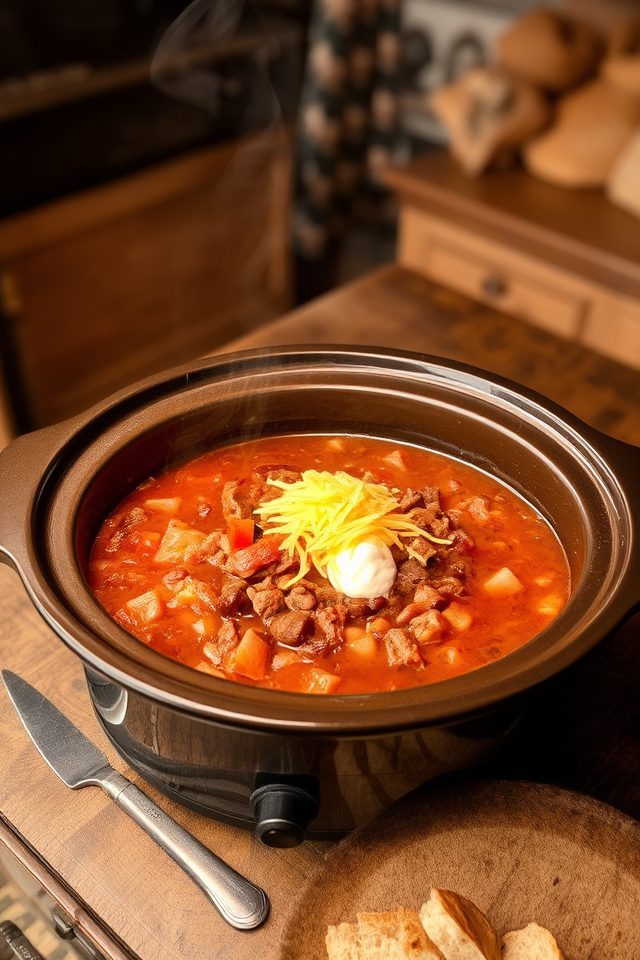 hearty family chili dish