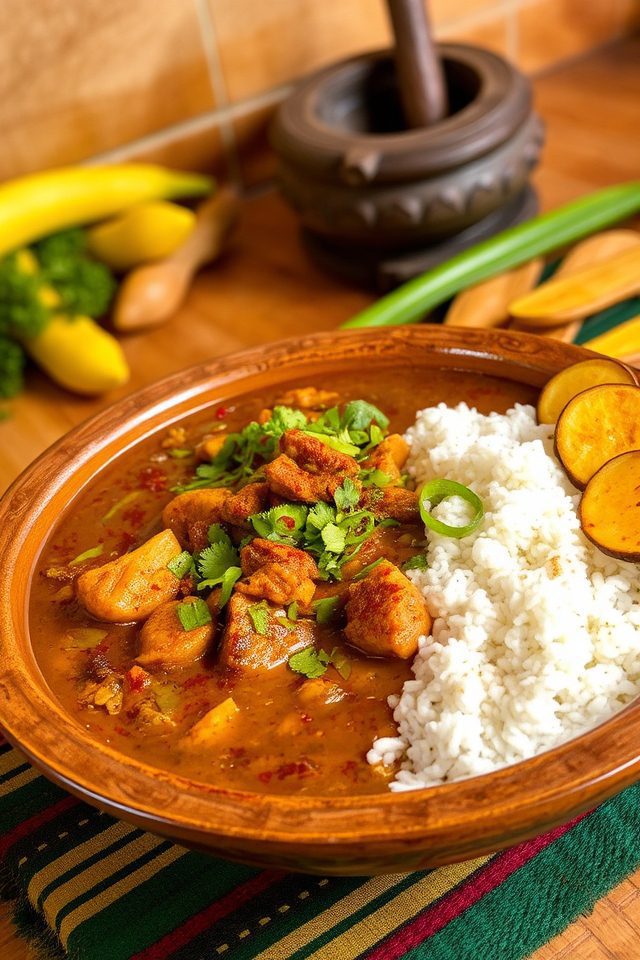 hearty ghanaian peanut stew