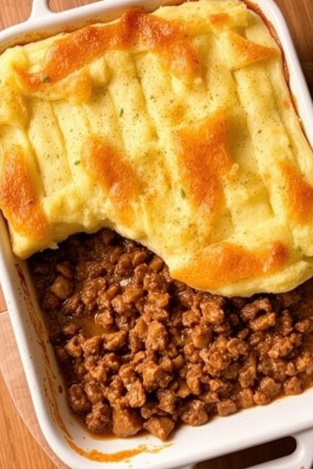 hearty ground beef casserole
