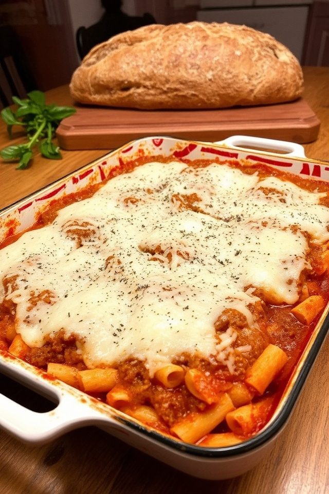 hearty italian american pasta