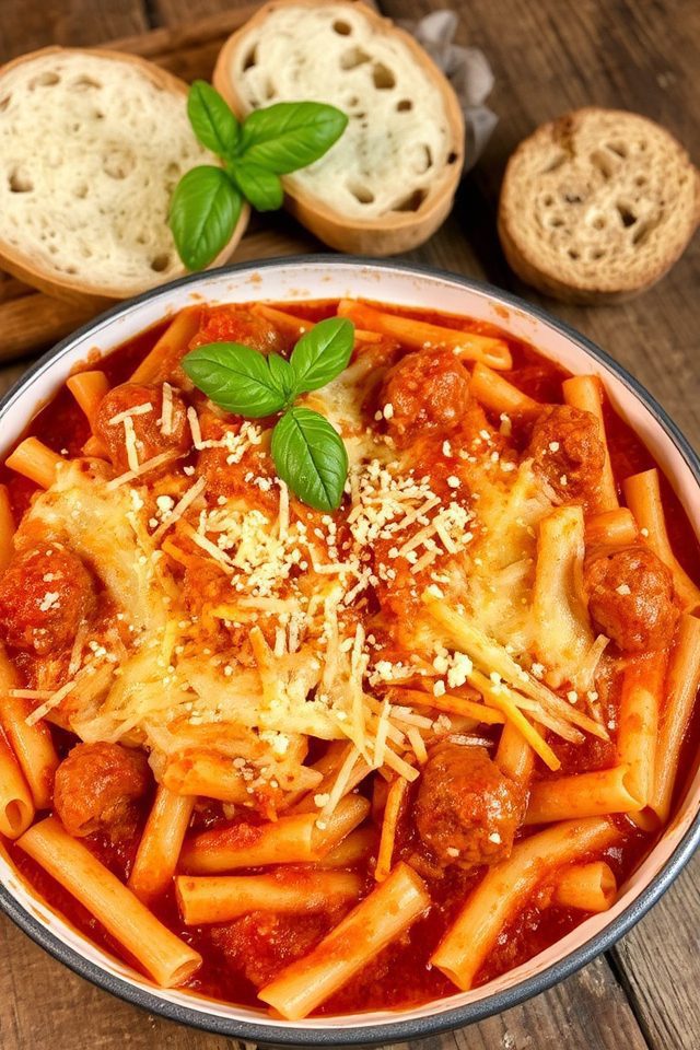 hearty italian family meal