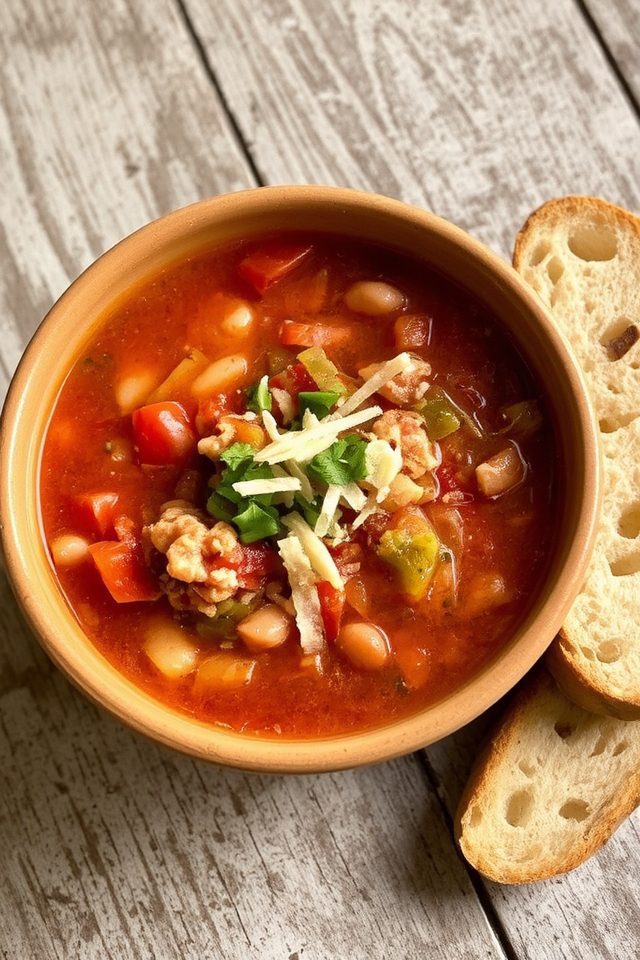 hearty italian slow soup