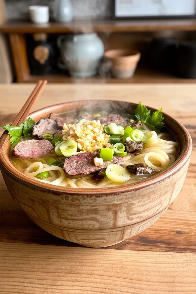 hearty japanese beef noodles