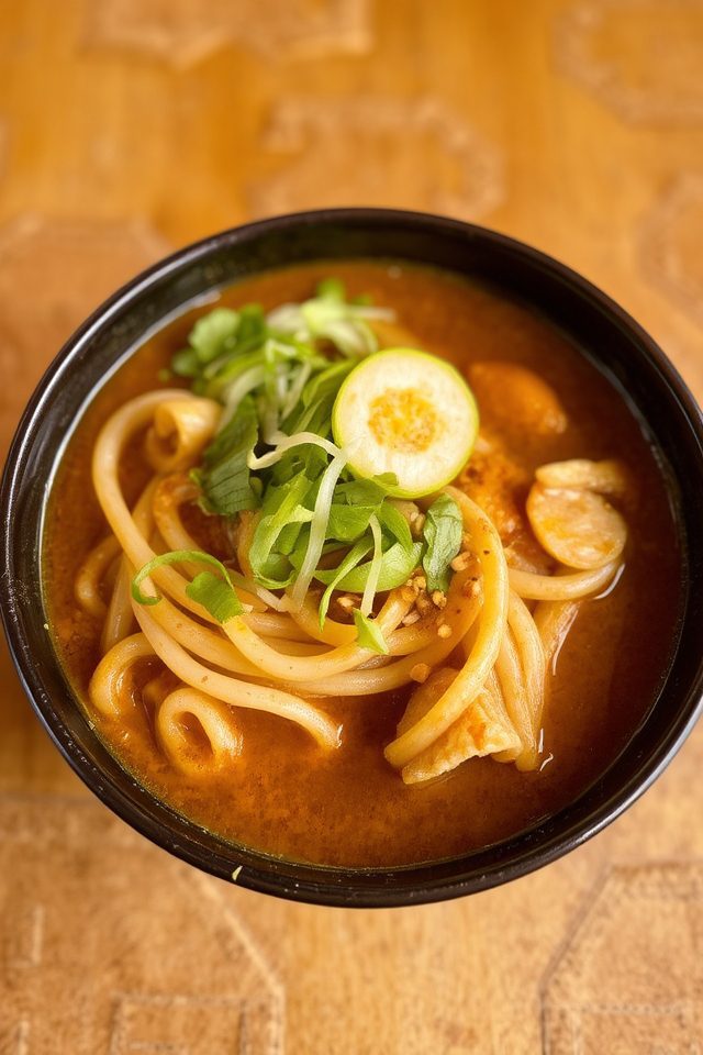 hearty japanese noodle curry