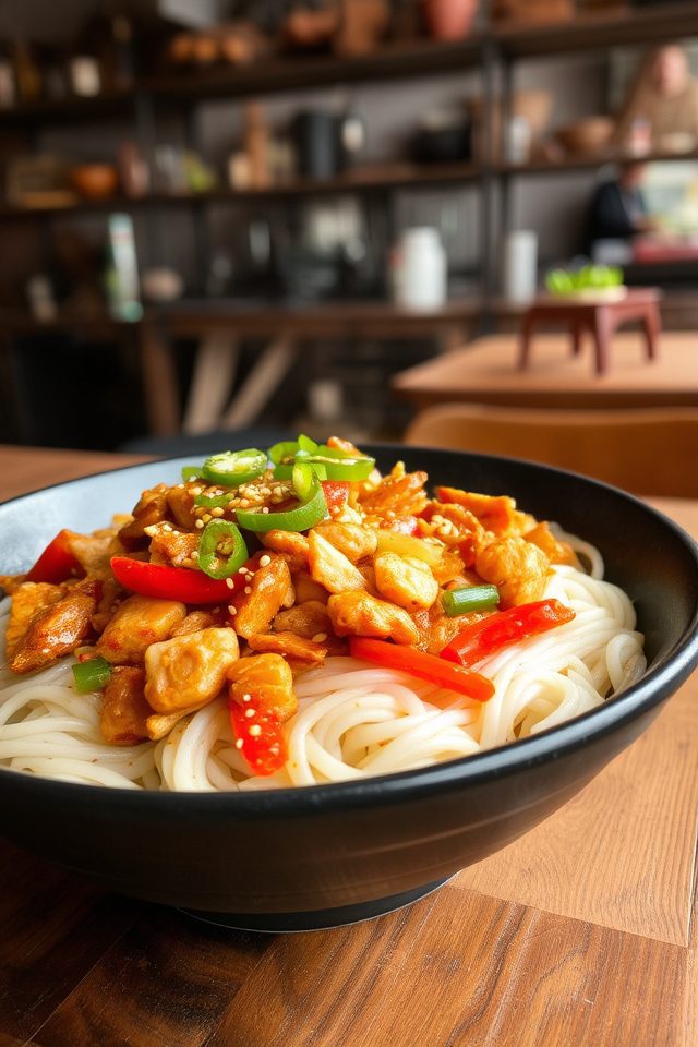 hearty japanese noodle dish