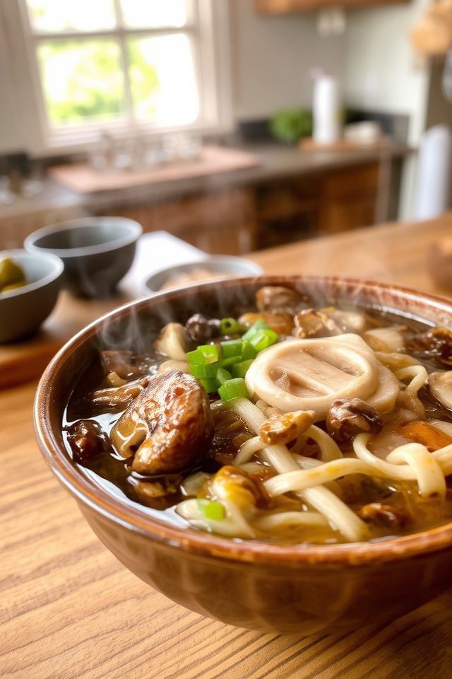 hearty japanese noodle soup