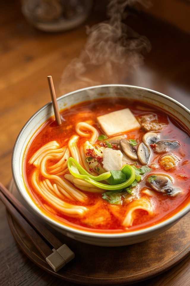 hearty japanese noodle soup