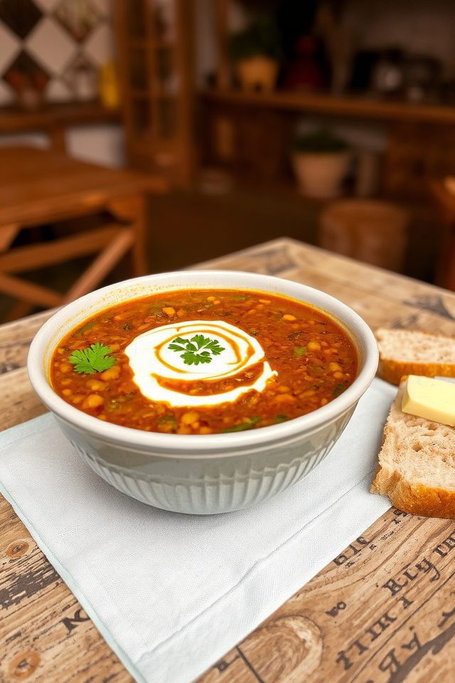 hearty lentil soup recipe