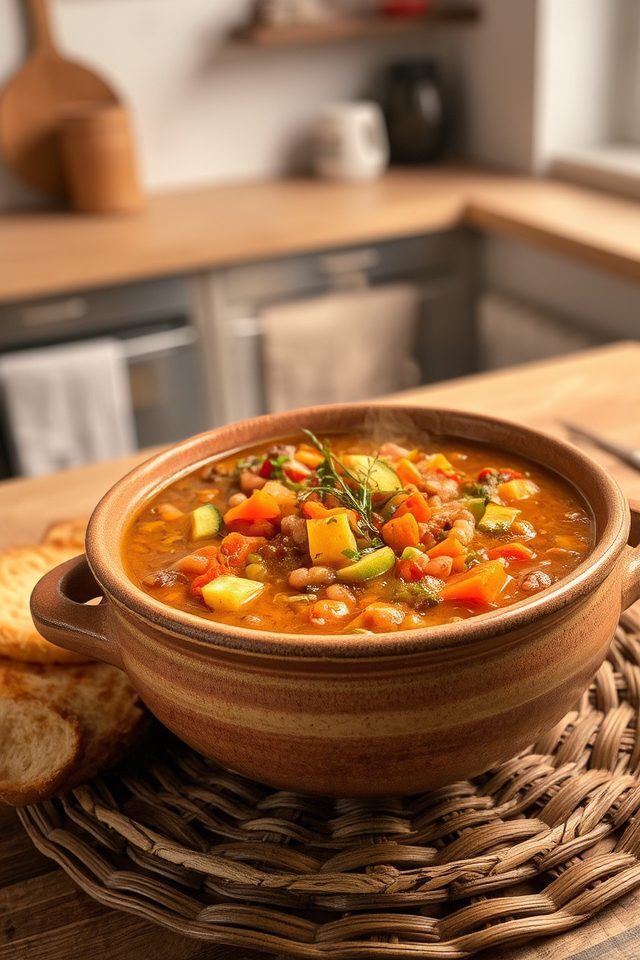 hearty lentil vegetable stew