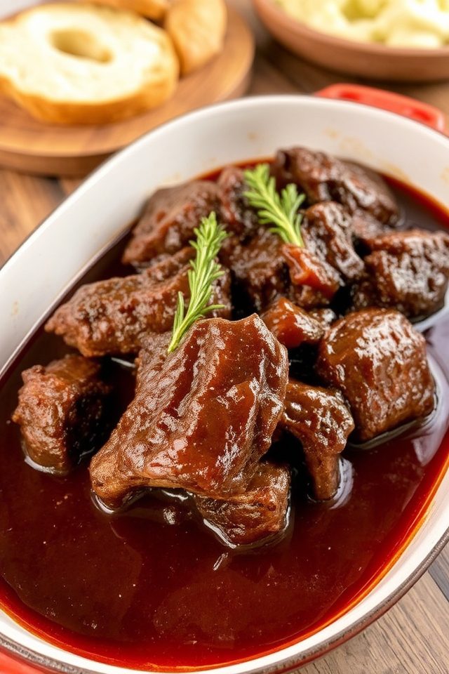 hearty red wine dish