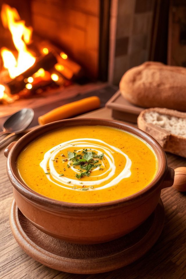 hearty roasted vegetable soup