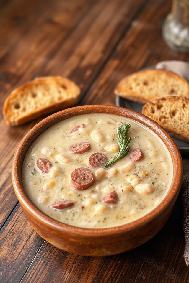 hearty sausage bean soup