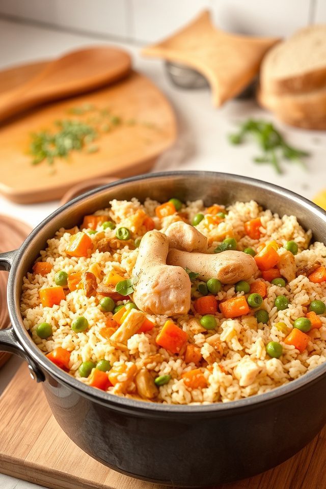 hearty simple chicken meal