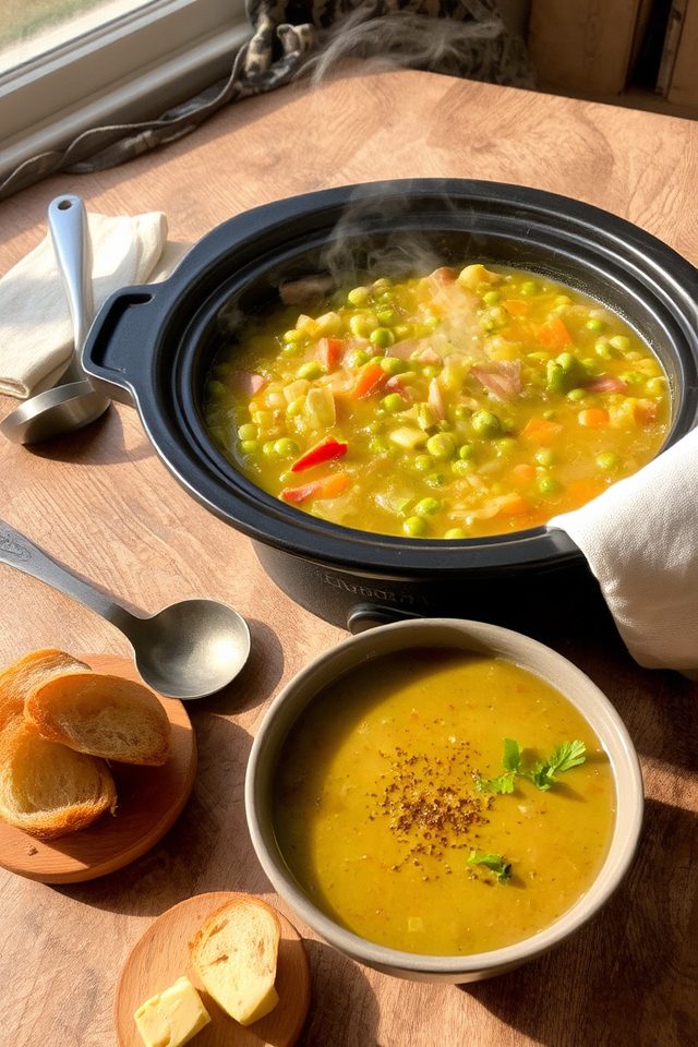 hearty slow cooked soup