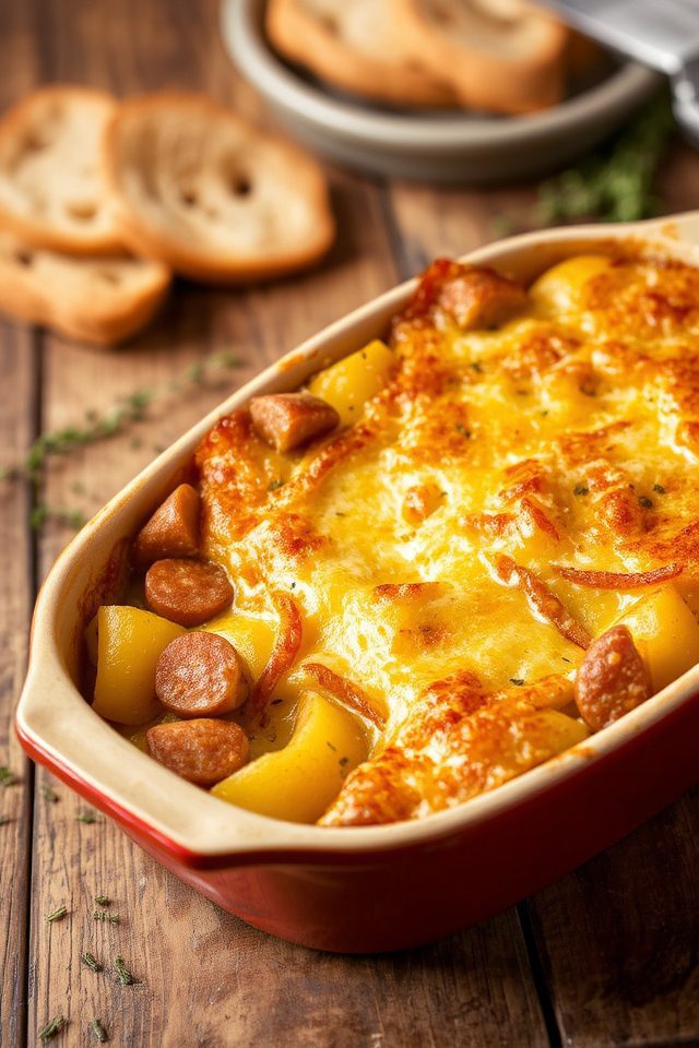 hearty smokie potato dish