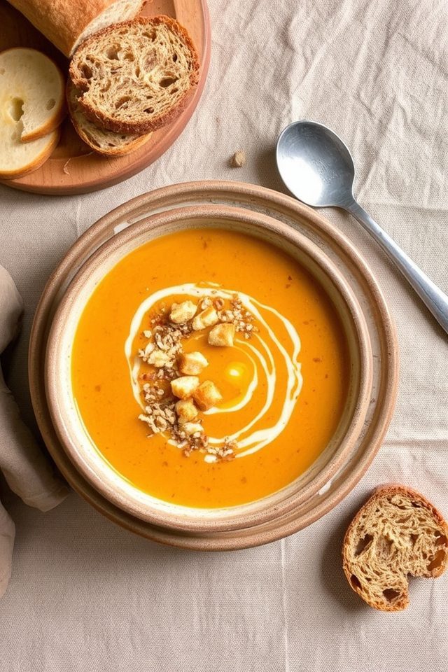 hearty squash apple soup