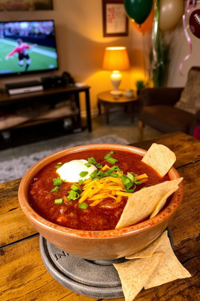 hearty super bowl chili