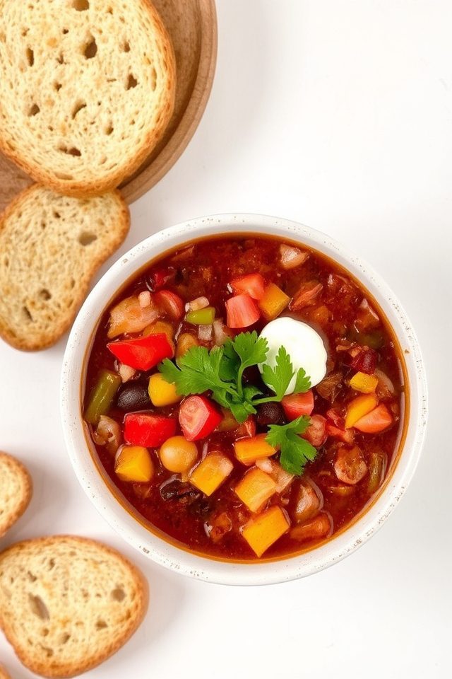 hearty vegetable bean chili