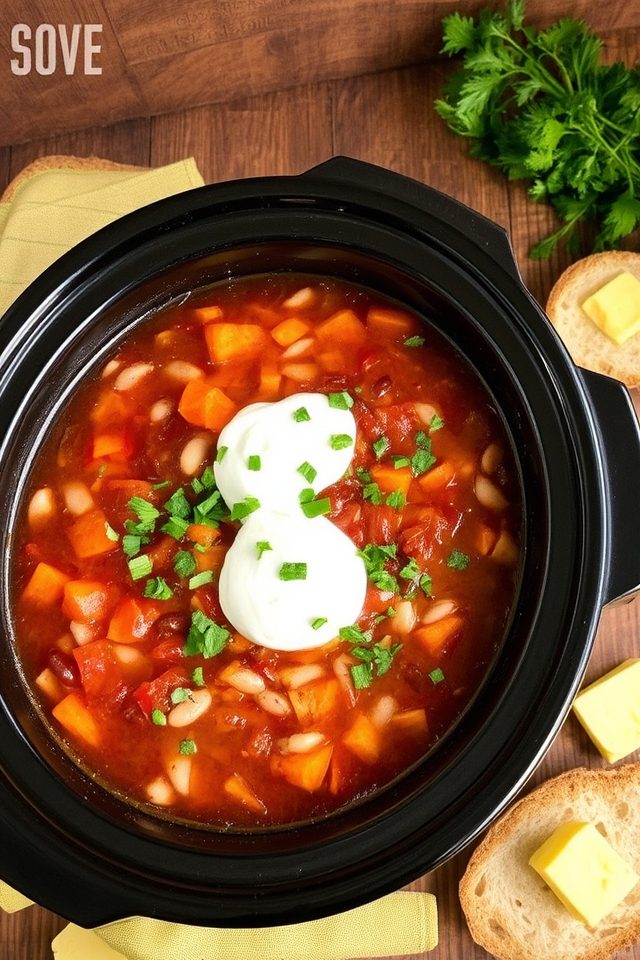 hearty vegetable bean soup