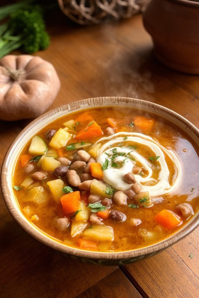 hearty vegetable bean soup
