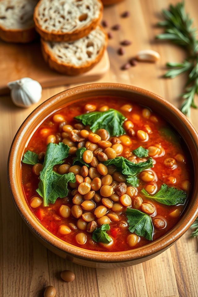 hearty vegetable bean soup