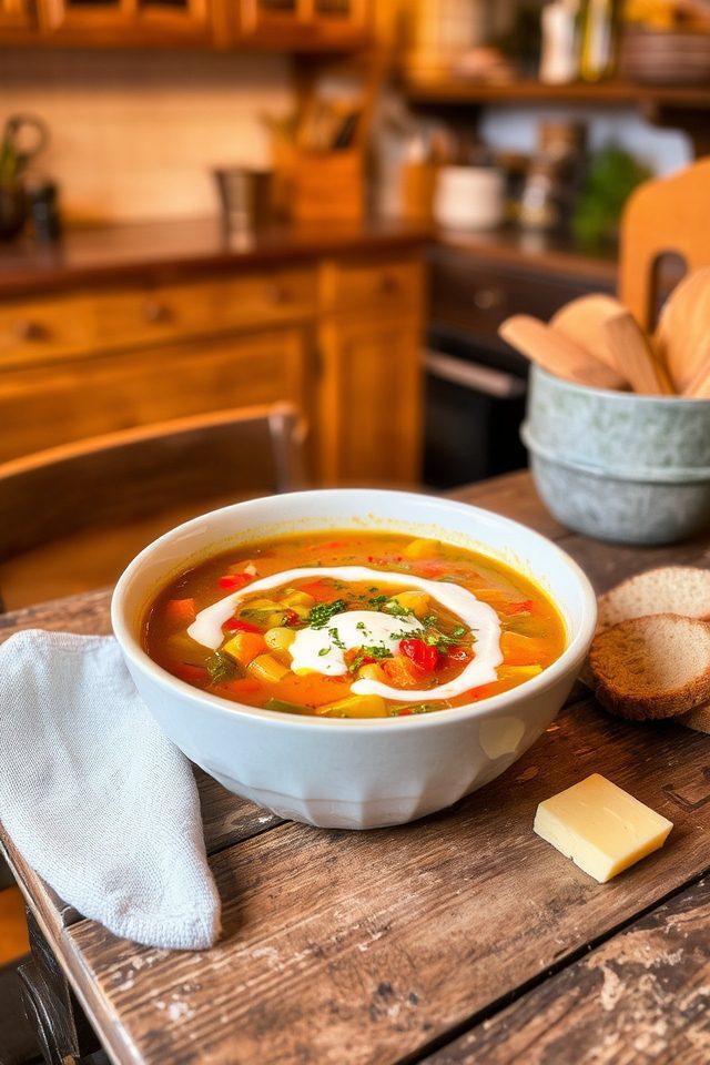 hearty vegetable soup option
