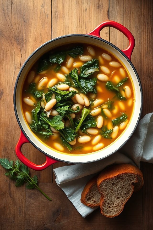 hearty vegetarian kale stew