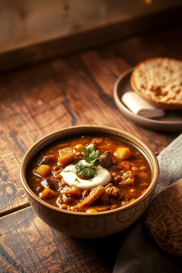 hearty vegetarian stew option