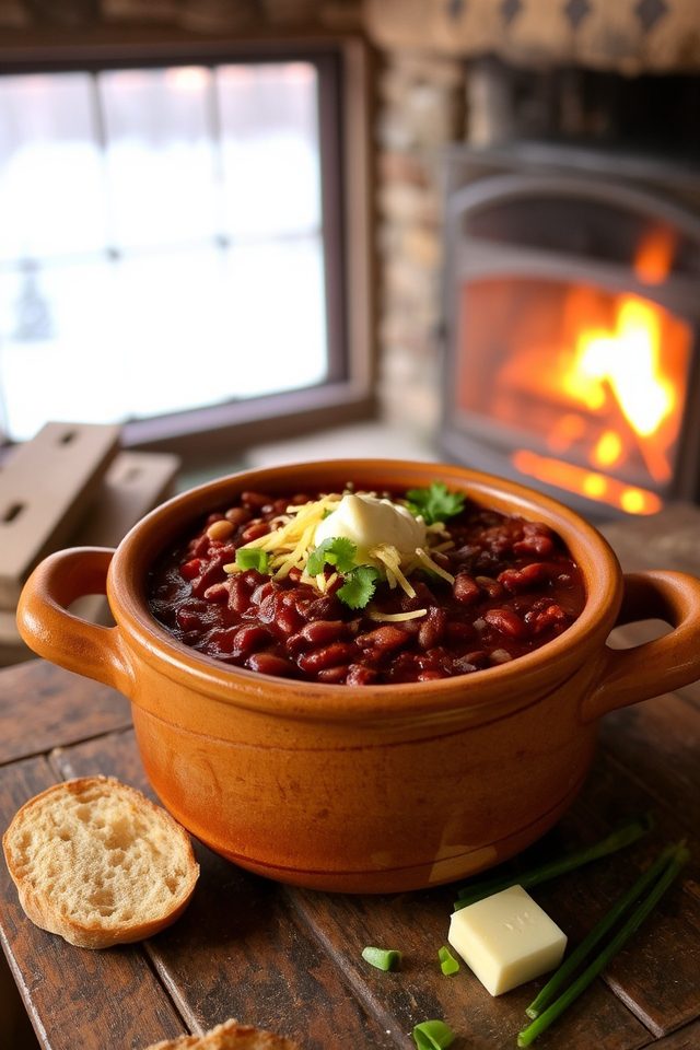 hearty venison bean chili