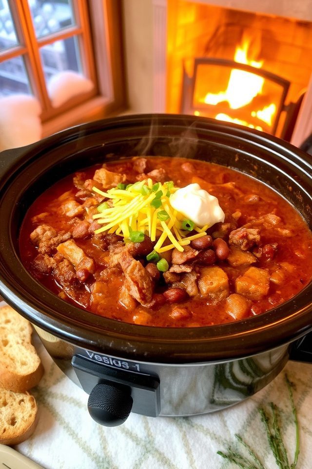 hearty venison winter chili