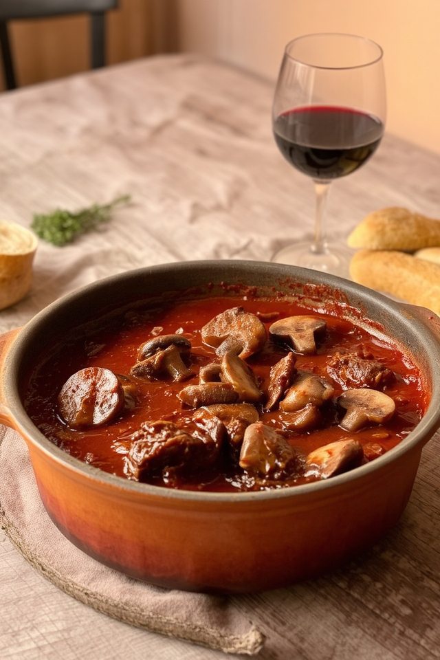hearty winter venison dish