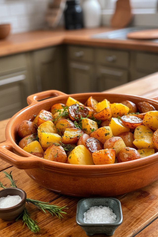 herbs enhance potato flavor