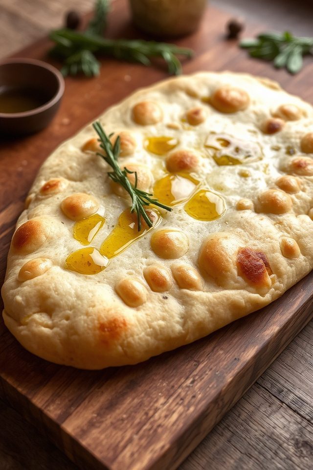 herbs infused crispy bread