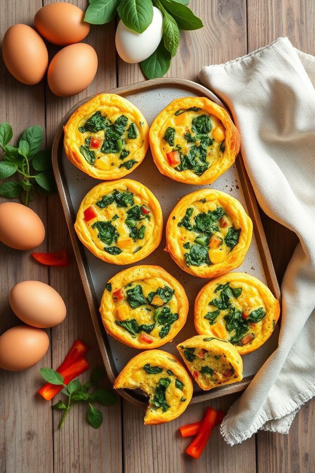high protein breakfast muffins