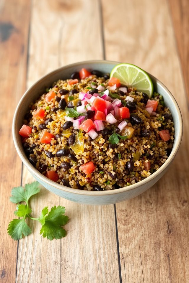 high protein healthy meal