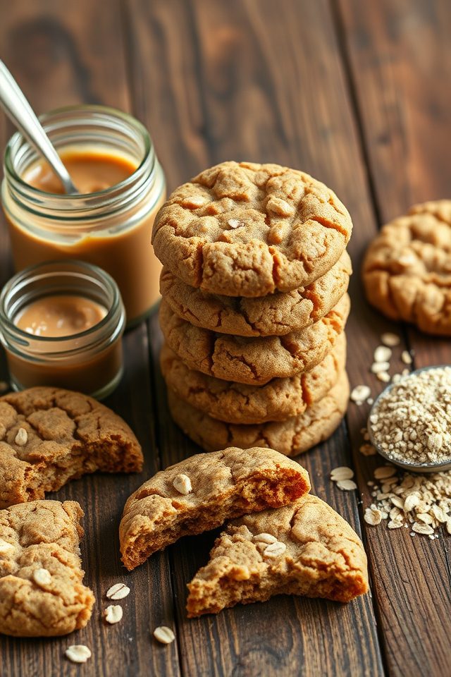 high protein peanut cookies