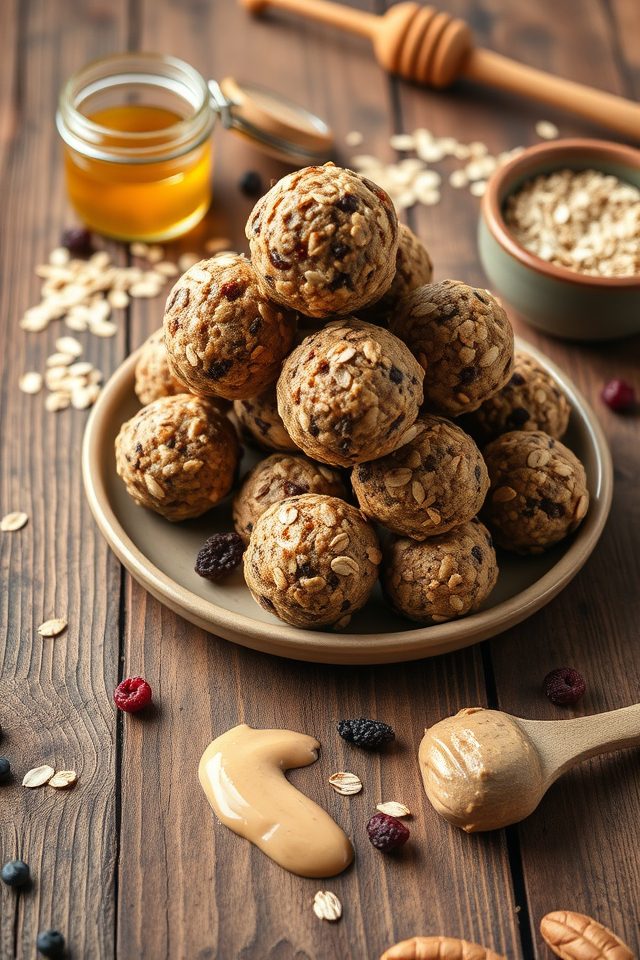 high protein snack balls